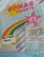 Sour Filled Pencils