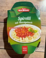 Spirelli mit Wurstgulasch