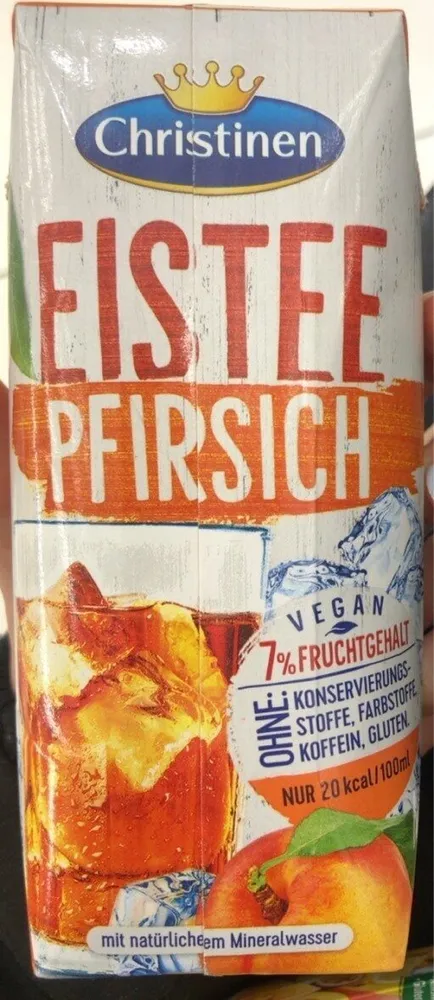 Eistee Pfirsich