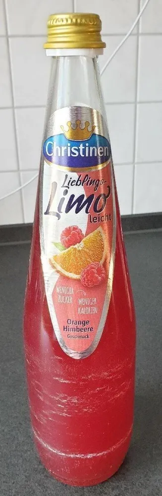 Christinen Lieblingslimo leicht Orange Himbeere Geschmack