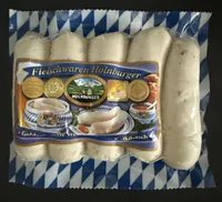 Goldene zarte Weißwurst