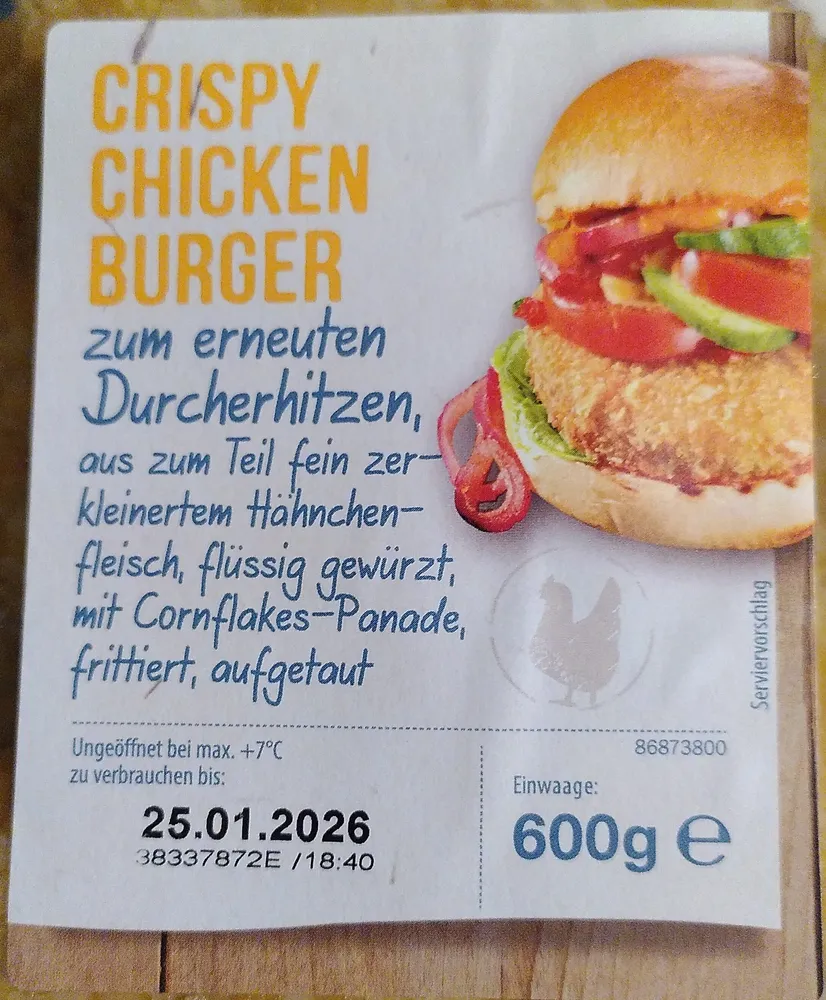 Crispy Chicken Burger