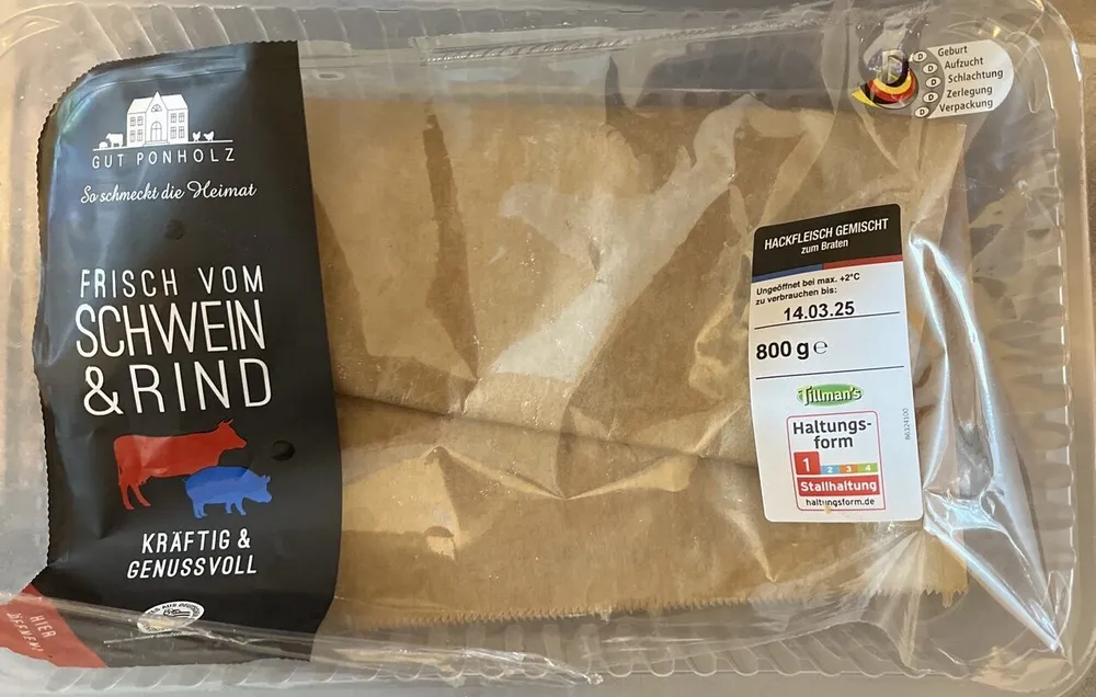 Hackfleisch gemischt