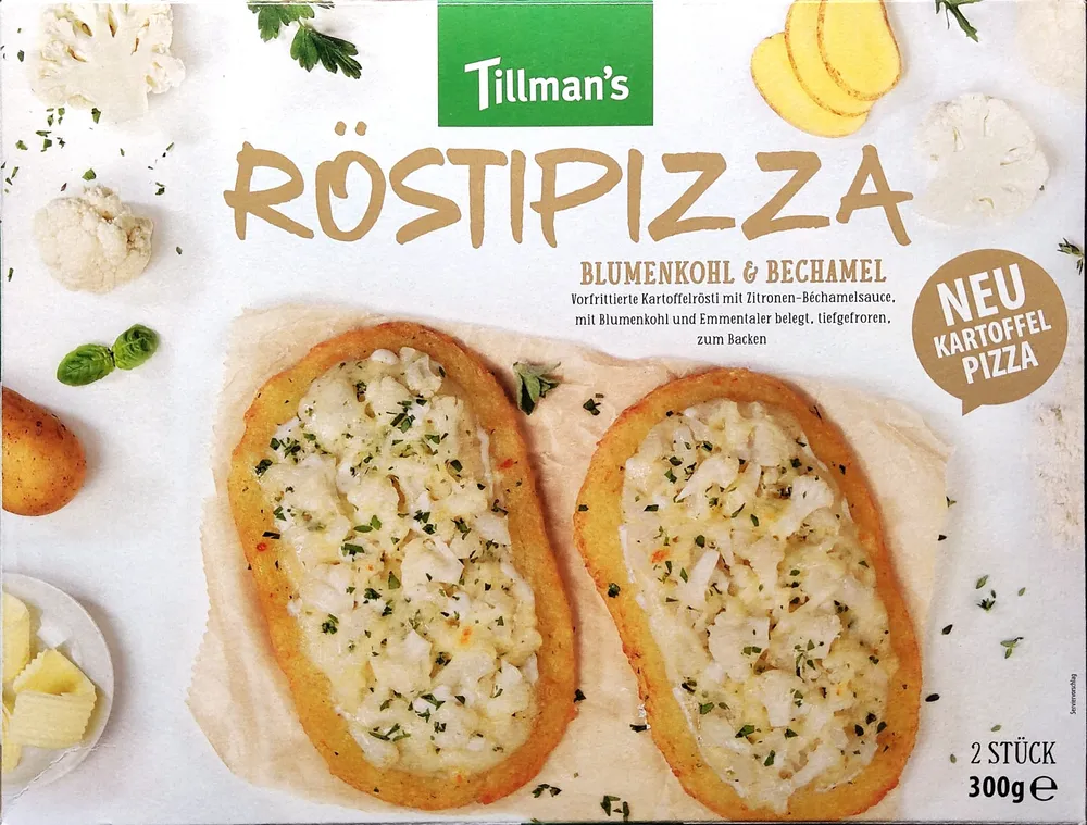 Röstipizza - Blumenkohl & Bechamel