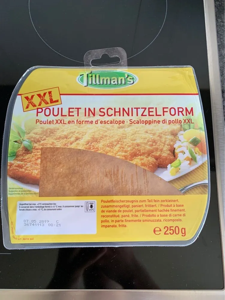 Poulet XXL en forme d'escalope