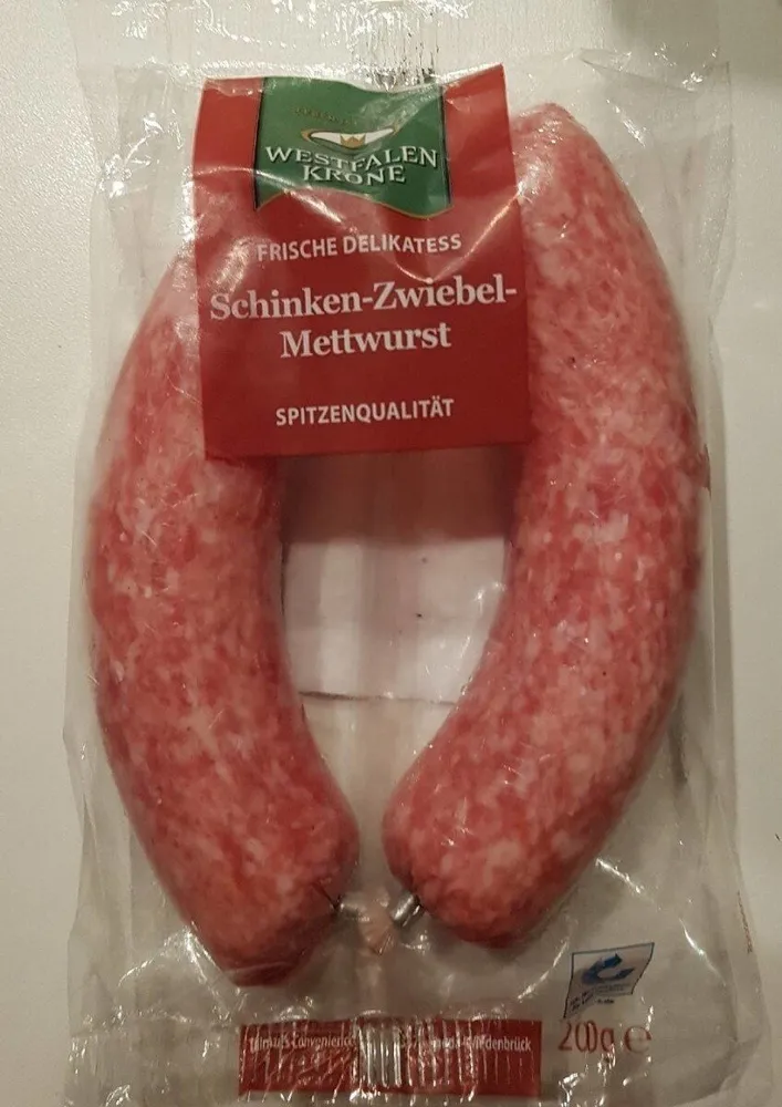 Schinken-Zwiebel-Mettwurst
