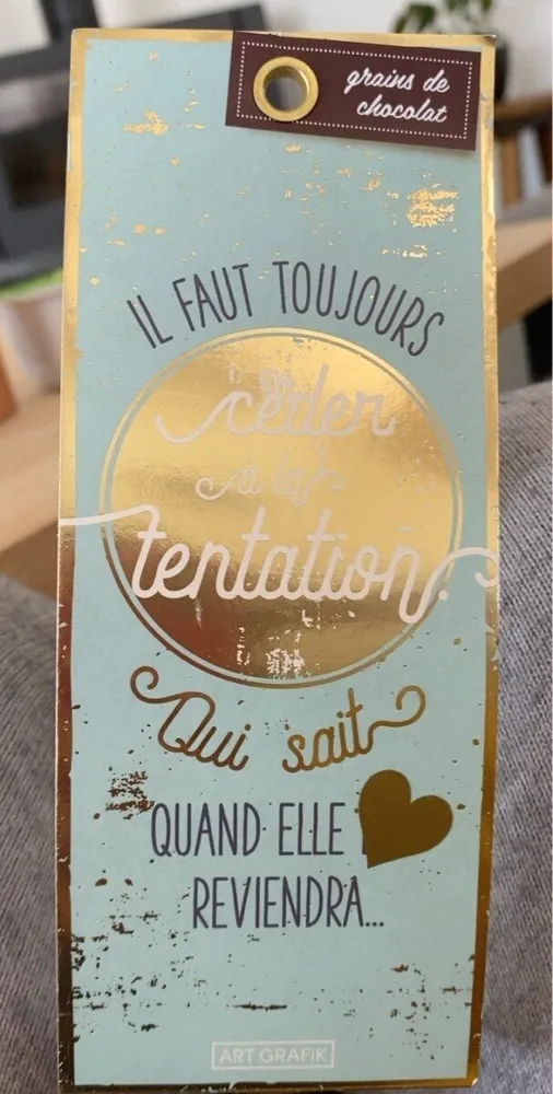 Il faut toujours ceder a la tentation