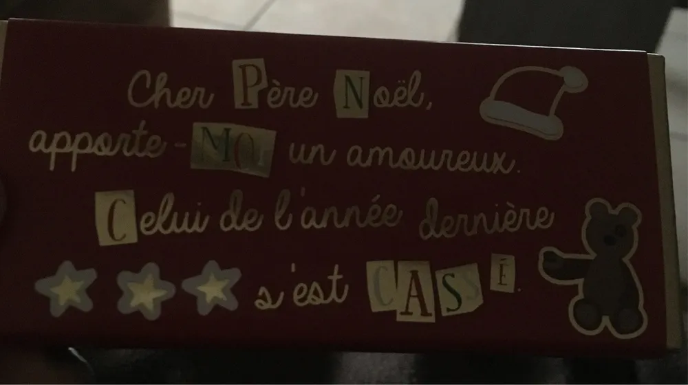 Chocolat au lait entier bio