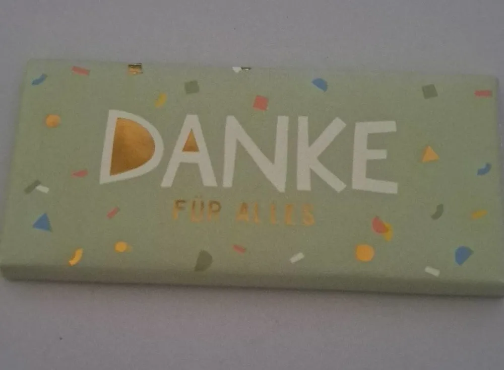 DANKE für alles. (Chocolat)