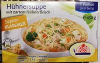 Hühnersuppe mit zartem Hühnerfleisch