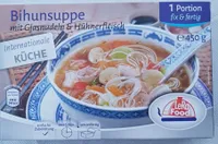 Bihunsuppe mit Glasnudeln & Hühnerfleisch