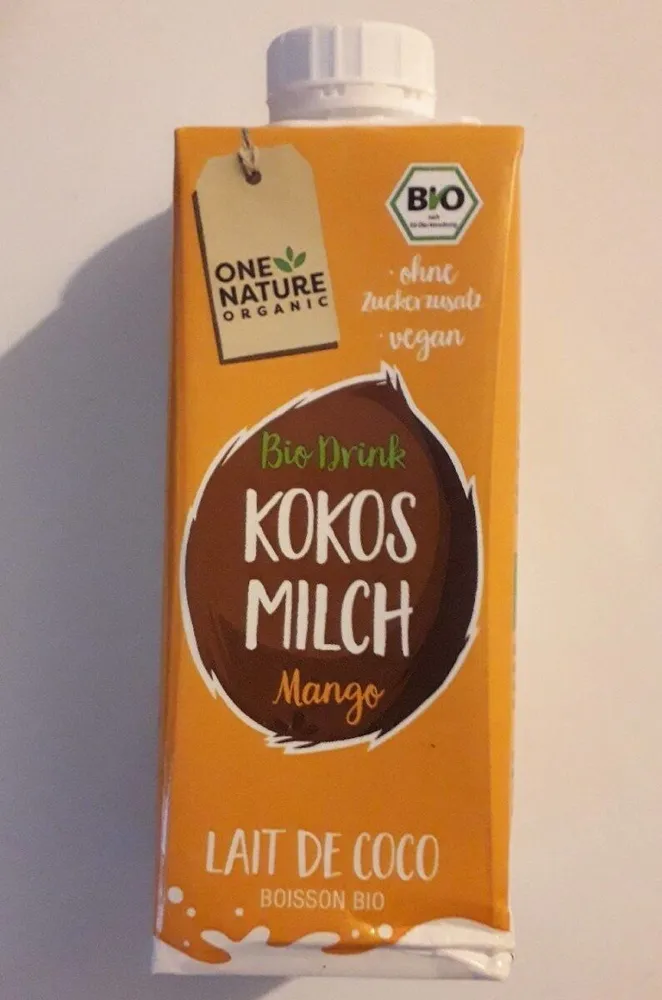 Boisson coco mangue bio