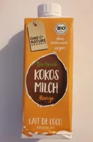 Boisson coco mangue bio