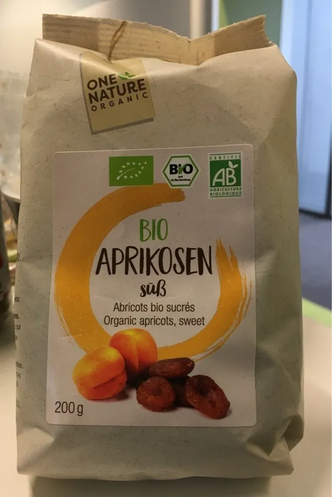 Abricots bio sucrés