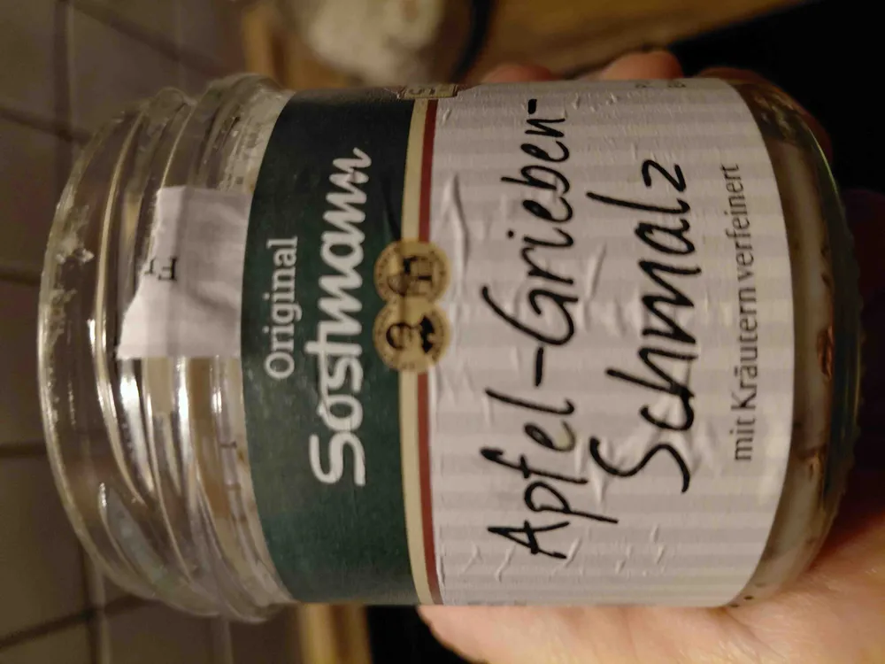 Apfel grieben Schmalz
