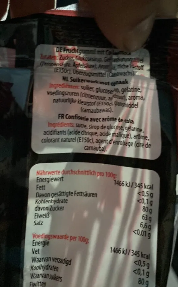 Cola Flaschen Sauer