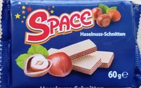 Space Haselnuss-Schnitten