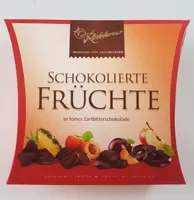 Schokolierte Früchte in feiner Zartbitterschokolade