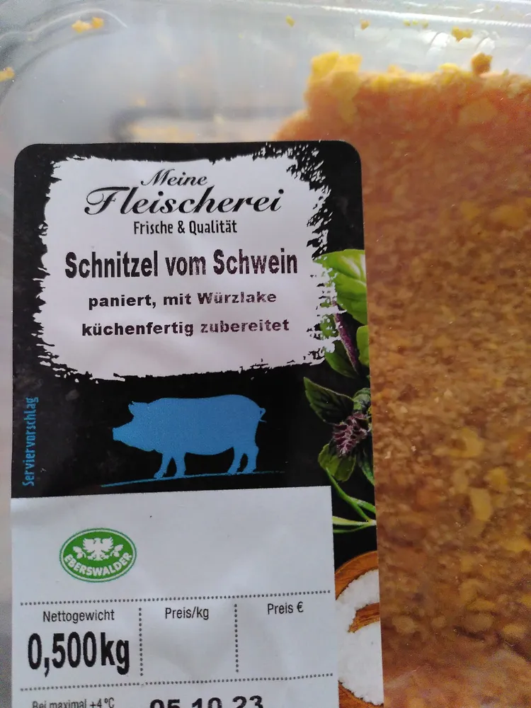 Schnitzel vom Schwein