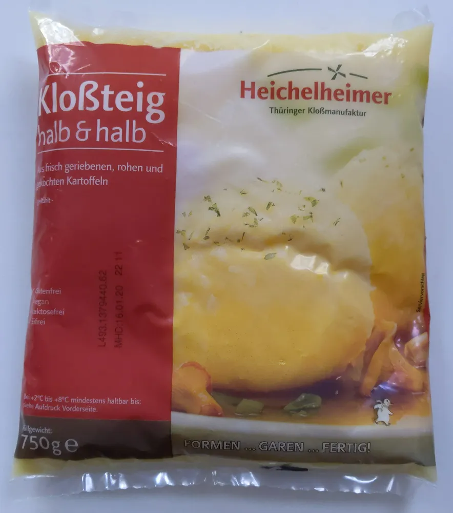 Kloßteig halb & halb