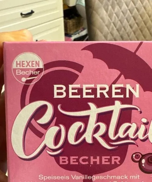 Beeren Cocktail Becher