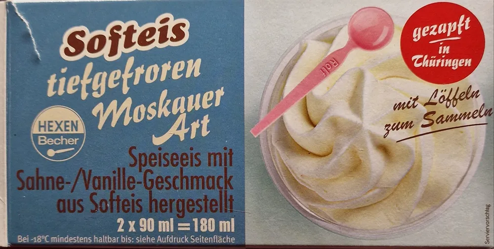 Softeis tiefgefroren Moskauer Art