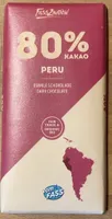 Dunkle schokolade Peru