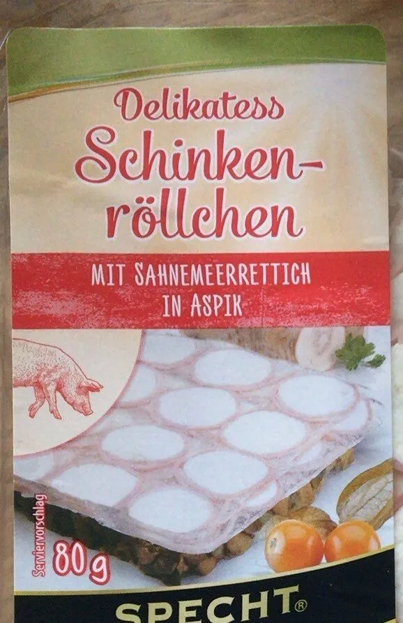 Delikatess Schinkenröllchen