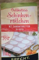 Delikatess Schinkenröllchen