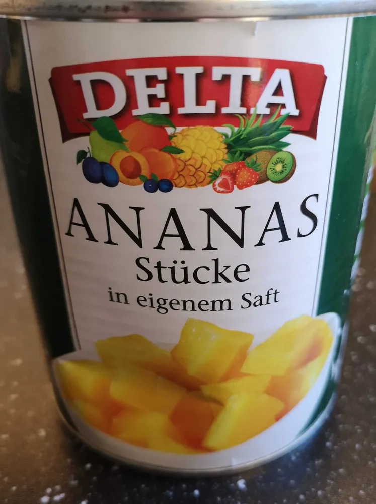 Ananas-Stücke