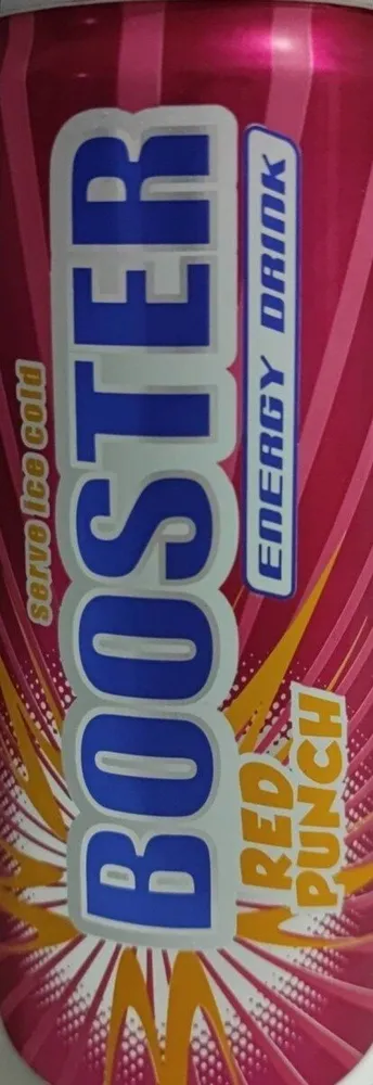 Booster Red Punch Energy Drink