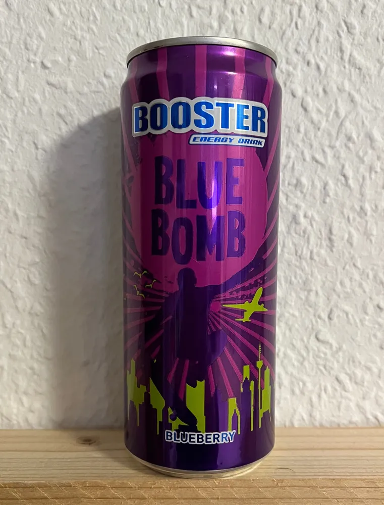 Booster Energy „Blue Bomb“ Blueberry