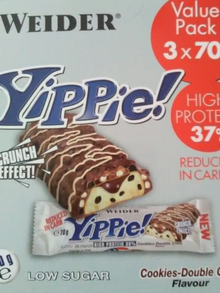 Yippie! High Protein 37% Cookie - Double Choc Flavour