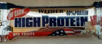Low Carb High Protein Low Sugar Protein Bar Red Fruits Flavour