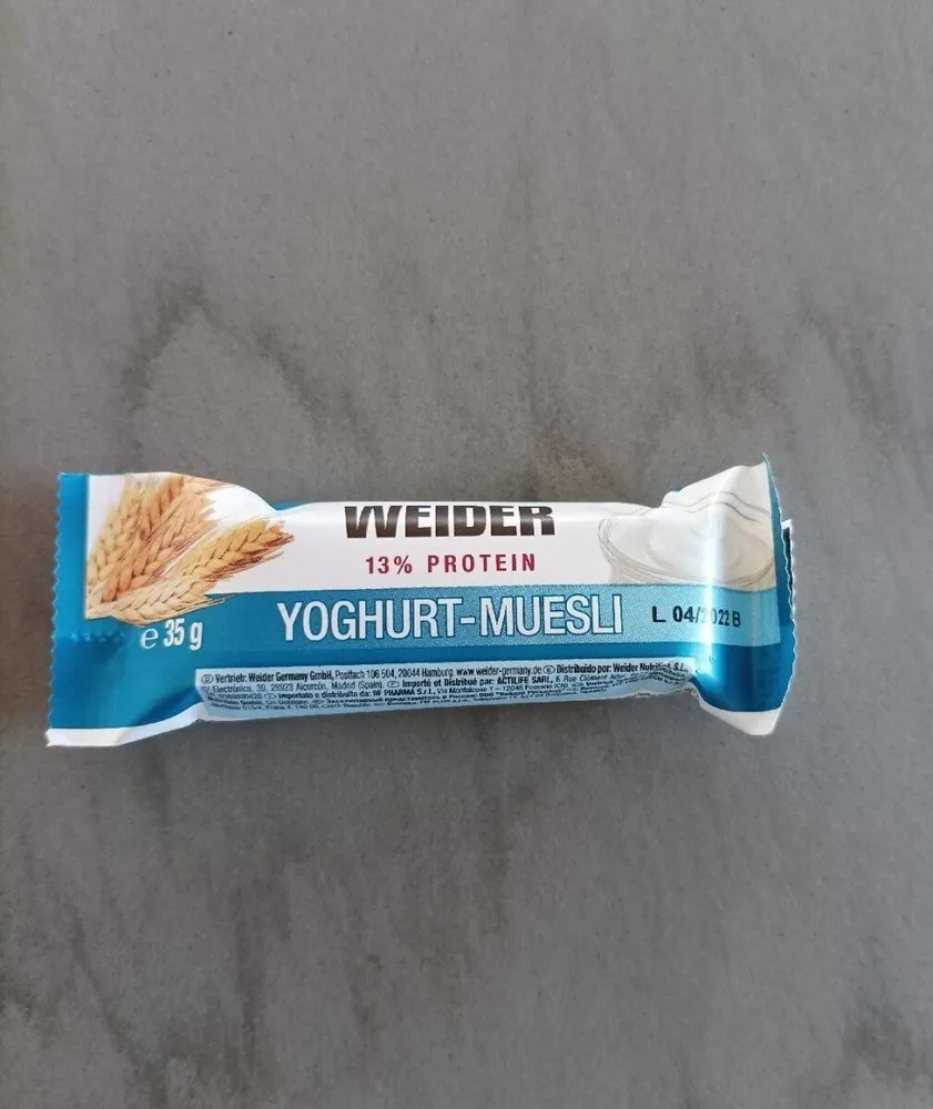 Body Shaper Fitness & Energy Bar Yoghurt & Muesli