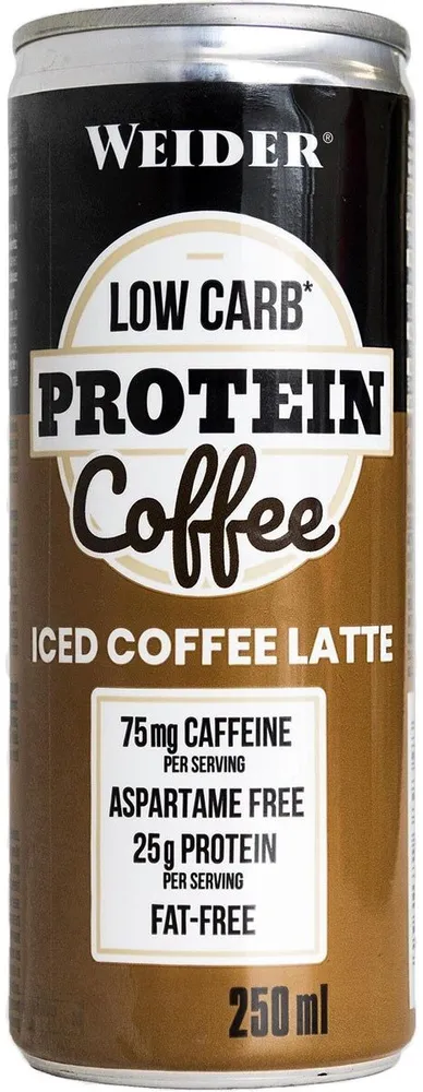 Low carb protein coffee - iced coffee latte