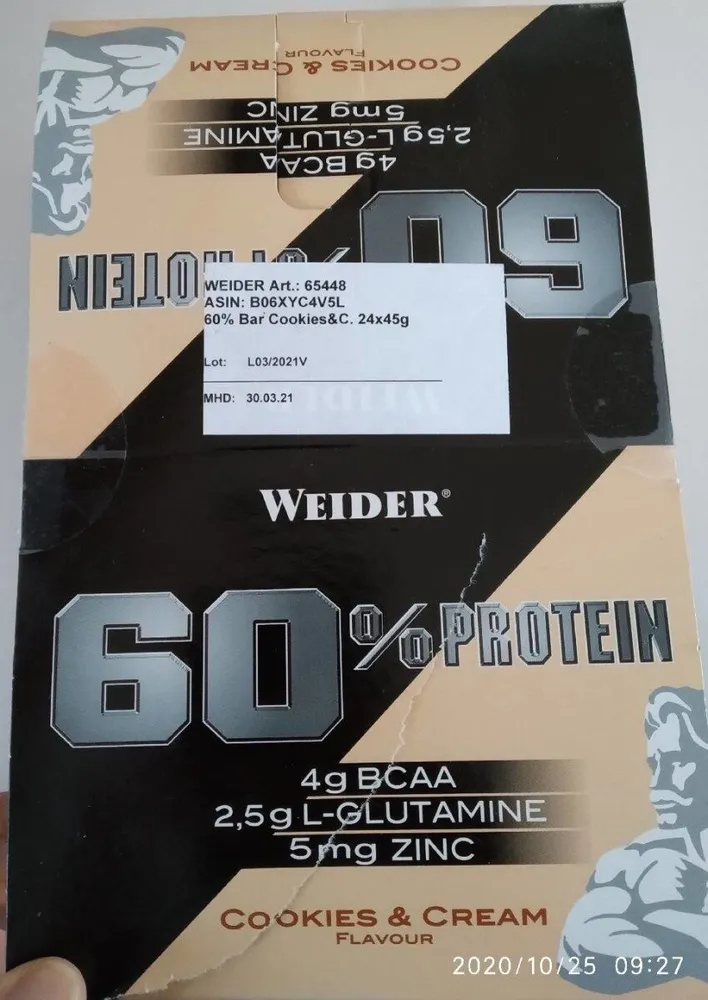 Barre protéines