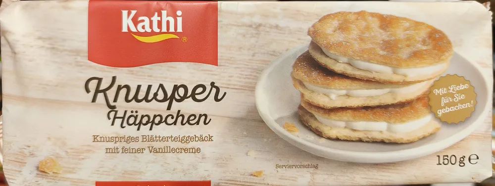 Vanille knusper häppchen