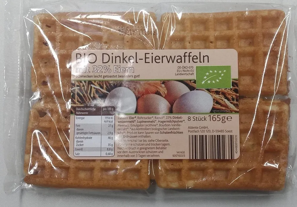 BIO Dinkel-Eierwaffeln