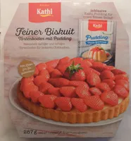 Feiner Biskuit Tortenboden mit Pudding