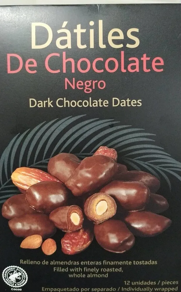 Dátiles de chocolate negro