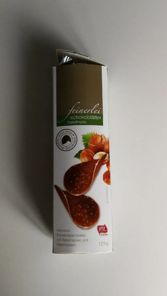 Schokoblätter, Haselnuss