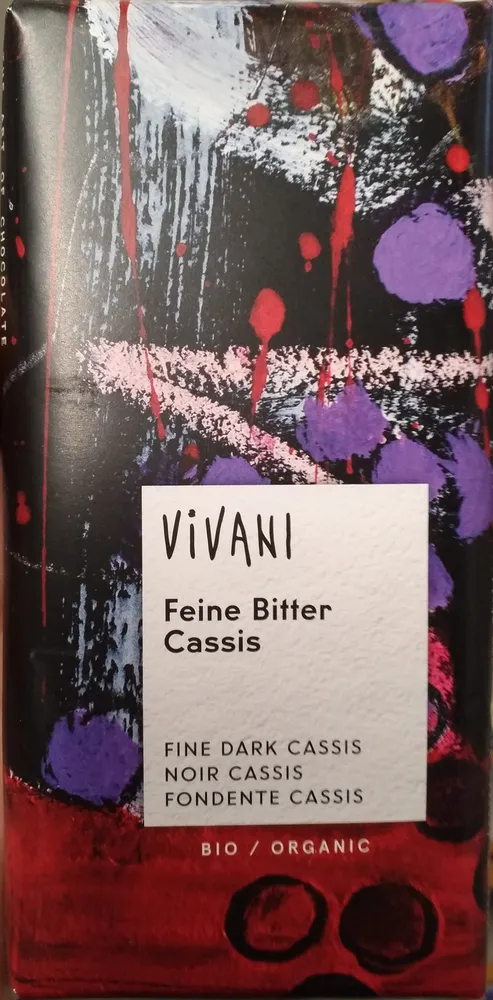Chocolat Noir Cassis