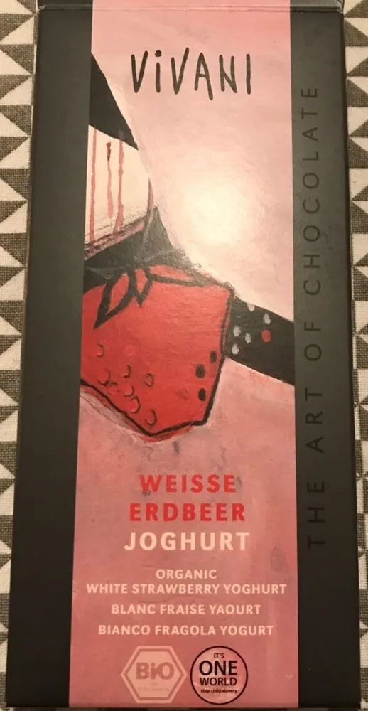 Weisse erdbeer joghurt
