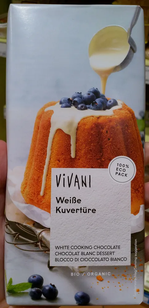 Weiße Kuvertüre