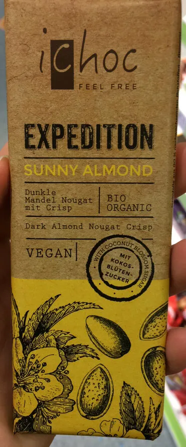 Tumma Suklaa, Manteli-nougat Crisp (sunny Almond)