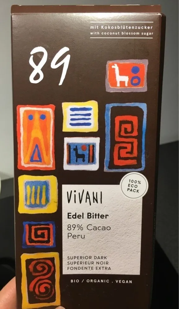 Vivani 89% cacao Peru