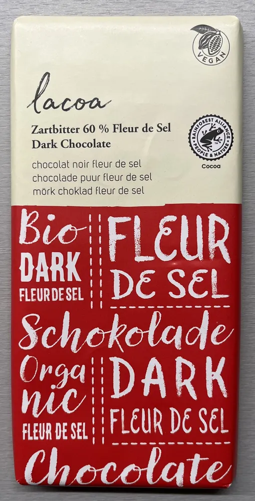 Zartbitter 60% Fleur de Sel Dark Chocolate