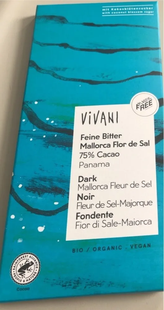 Feine Bitter Mallorca Flor de Sal 75% Panama