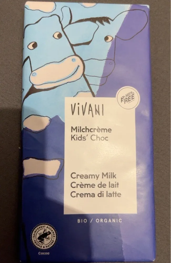 Chocolat crème de lait